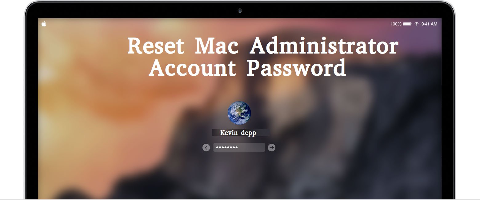 how to reset administrator password on mac